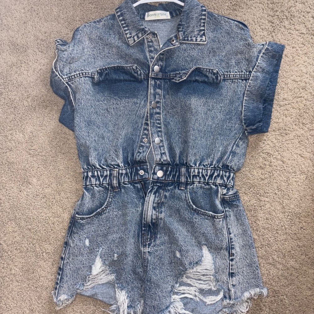 Pants Store Denim Romper